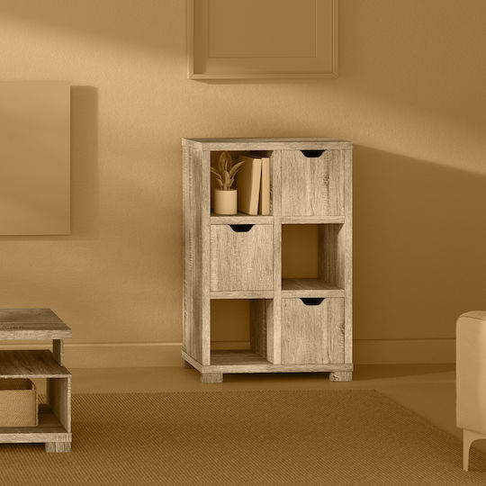 Cabinet Floor Bivoak 60x29.5x95cm Beige Cabinet Floor Bivoak 60x29.5x95cm Beige