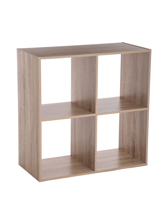 Ράφι Τοίχου Καφέ 67.5x32x67.5εκ.