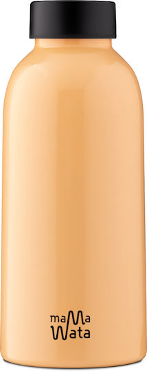 24Bottles Mama Wata Flasche Thermosflasche Rostfreier Stahl BPA Frei 470ml Peach