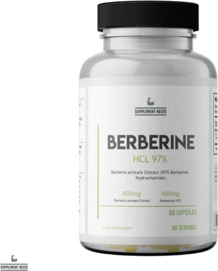 Supplement Needs Berberine HCL 97% 500mg 60 κάψουλες