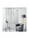 Douceur d'Intérieur Перде с Копчета L-C Bloomy Voilage Бяло 140x240см