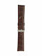 Tzevelion LR409JV-4-12 Leather Strap Brown 12mm