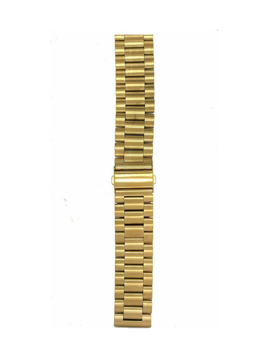 Mertzios.gr Metallic-Armband Gold 20mm