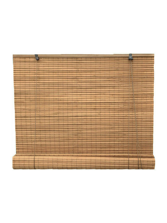 Woodware Beschattungsrollo Bamboo in Braun Farbe L60xH150cm