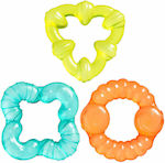 Playgro Bumpy Gums Teething Ring with Water made of Silicone for 3 m+ 3pcs