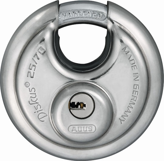 Abus 25/70 Стоманено Лукето Диск с ключ 70мм 1бр