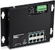 Trendnet TI-PG102F Неуправляем Превключвател L2 PoE+ с 8 Порта Gigabit (1Gbps) Ethernet и 2 SFP Порта