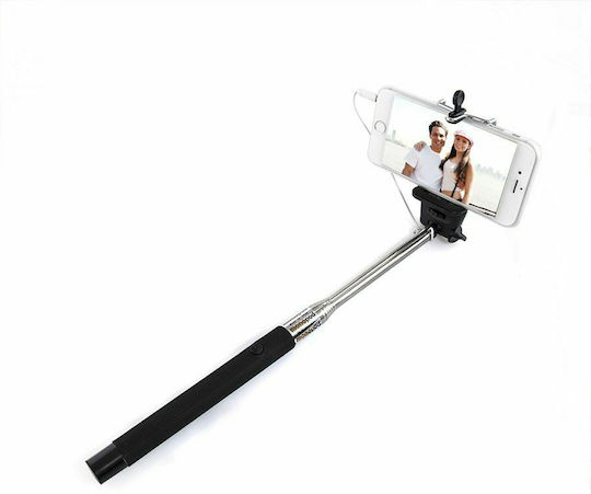 Monopod Selfie Stick with 3.5mm Cable Black ADD14678-09000MD-02A
