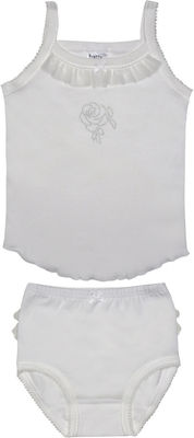 Pretty Baby Baptism Towel Set Λευκό PRETTYBABY-1