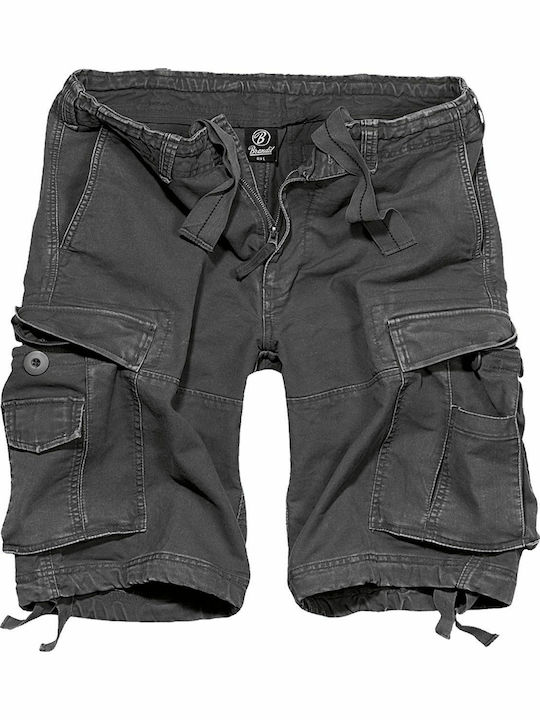 Brandit Men's Cargo Monochrome Shorts Charcoal