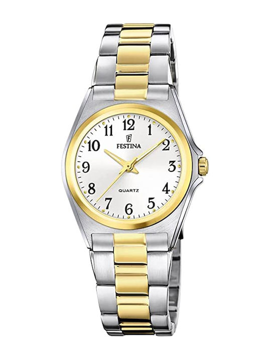 Festina Ρολόι Μπαταρίας με Μεταλλικό Μπρασελέ Festina Ρολόι Μπαταρίας με Μεταλλικό Μπρασελέ