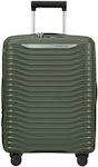 Samsonite Upscape Cabin Travel Suitcase Hard Green with 4 Wheels Height 55cm.