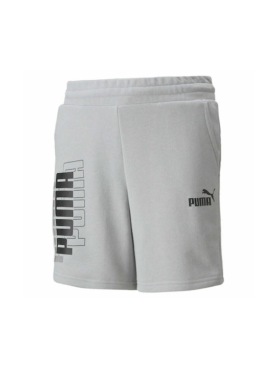 Puma Sportliche Kinder Shorts/Bermudas Gray