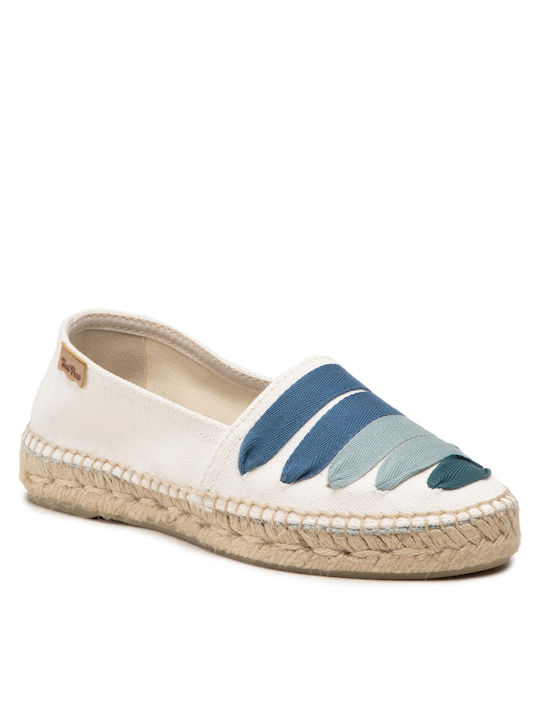 Rose-Cm Women's Fabric Espadrilles White