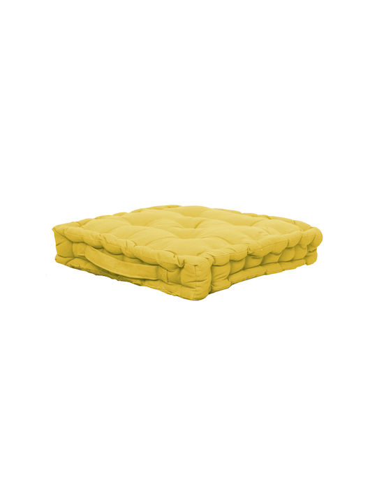 Viopros 581 Cotton Floor Pillow 26 Mustard L40xH40cm