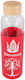 Stor Lord of the Rings Kinder Trinkflasche Silikon mit Schraubverschluss Auslaufsicher Rote 600ml