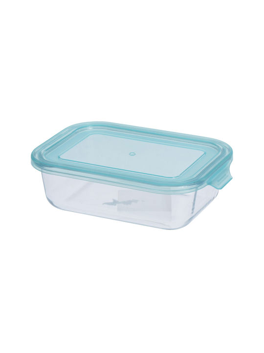 Cutie pentru Mâncare Sticlă Albastru 630ml 1buc