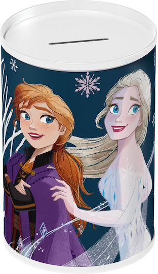 Diakakis Disney Frozen 2 Kinder Spardose Metallisch Bunt 10x10x15cm