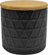 Ankor Vase General Use with Lid Ceramic Black 11x11x10.6cm