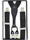 Suspenders Monochrome Black