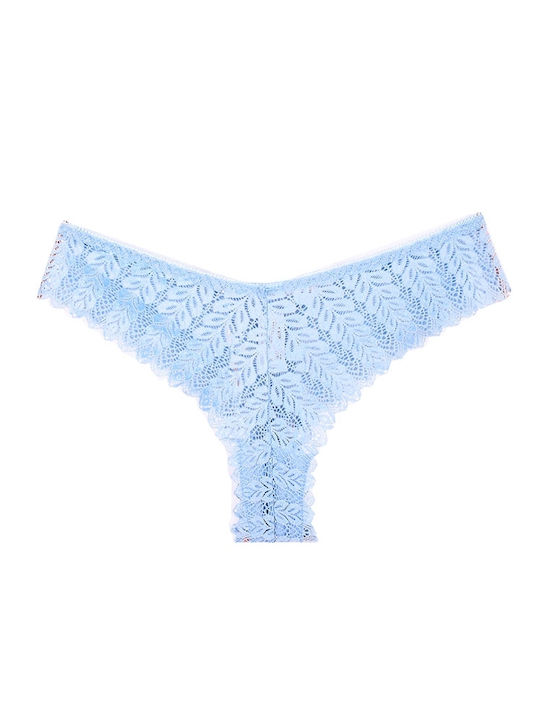 Brazilian Blue Lace Briefs