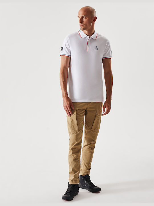 Dakar Polo Piquet with short sleeve DKR CL P B B - White