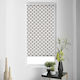 Roller Blinds L-C Art Deco Partial Blackout Gray W90xH180cm 1950272