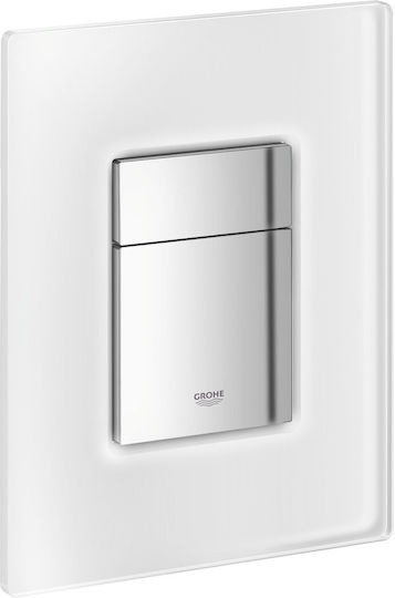 Grohe Skate Cosmopolitan Πλακέτα για Καζανάκια Διπλής Λειτουργίας Chrome/da Vinci Satin