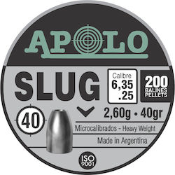 Apolo Slug 200τμχ 6.35mm