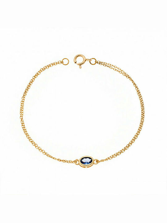 Senza Bracelet Chain made of Silver Gold Plated...