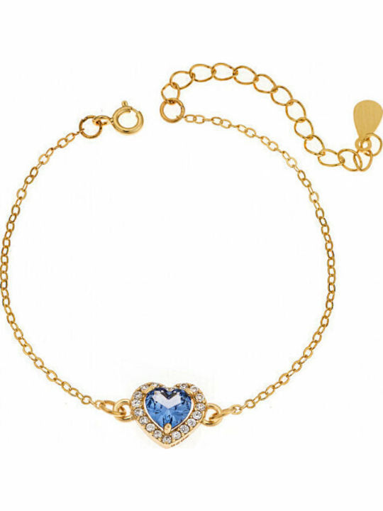 Senza Women's Bracelet with Heart Design in Sil...