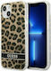 Guess Leopard Plastic Back Cover Brown (iPhone ...