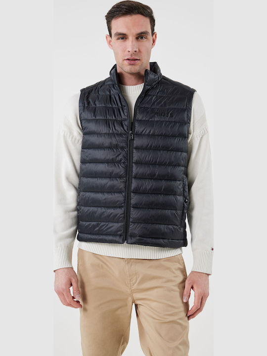 Boss Ärmellos Jacke Puffer Schwarz