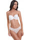 Λευκό Strapless Σουτιέν Push Up