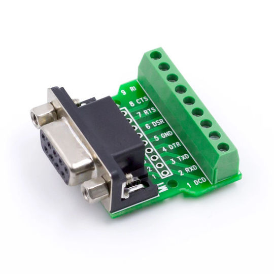 DB9 Female Header Connection Terminal 9 Pin RS232 / RS485