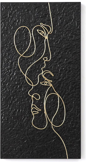 ArteLibre Decorative Metal Silhouette 80x5x40cm