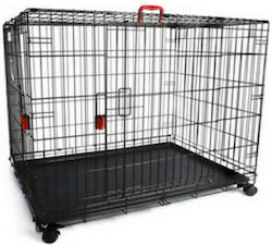 M-Pets Voyager Стоманена кутия за куче с 2 врат...