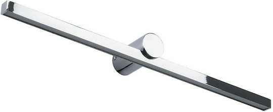 GloboStar Rosa Modern Lamp Bathroom with Integrated LED and Natural White Light Silver 15x7cm