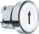 Schneider Electric Harmony XB4 Διακόπτης Μπουτόν Με φωτισμό με επαναφορά με σήμανση Λευκό
