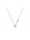 Michael Kors Necklace Rosette from Silver with Pearls & Zircon