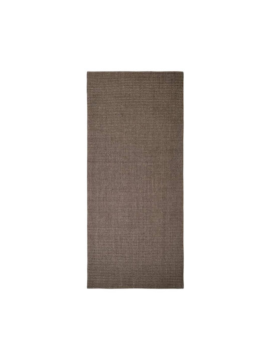 vidaXL Rug Rectangular Brown