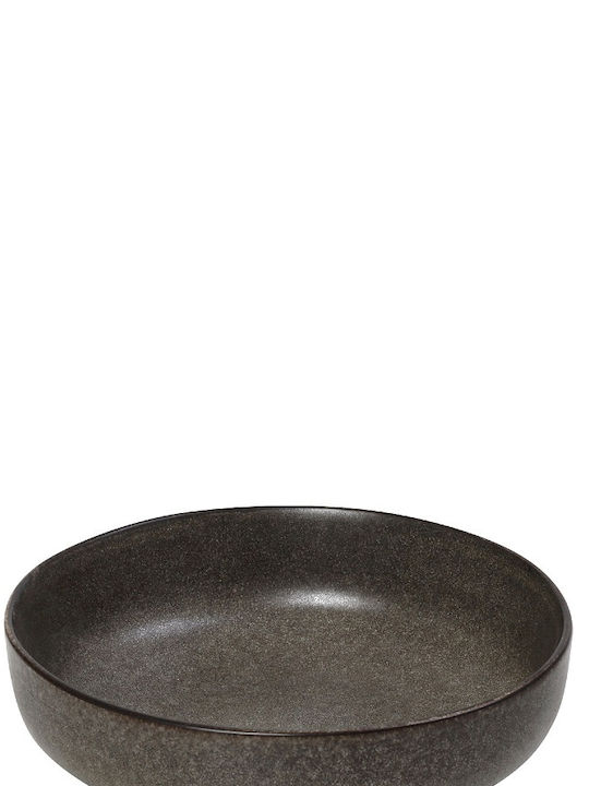 Espiel Etna Πιάτο Βαθύ από Πορσελάνη Olive με Διάμετρο 17.5cm