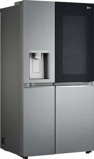 LG Side-by-Side Refrigerator 635lt Total NoFrost H179xW91.3xD73.5cm Inox GSXV91PZAE