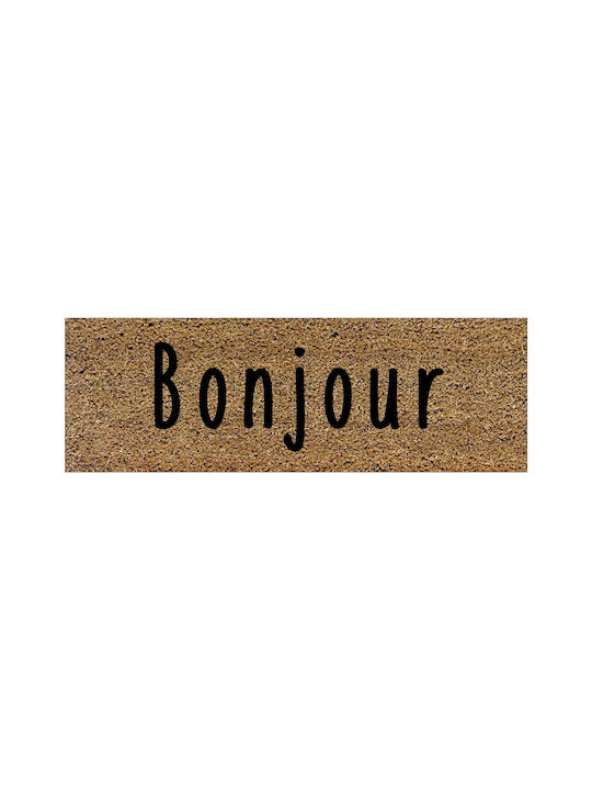 Entrance Mat made of Coir L-C Bondia Beige 25x75cm