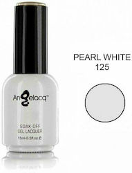 Angelacq Lac de unghii semipermanent 125 Pearl White 15ml