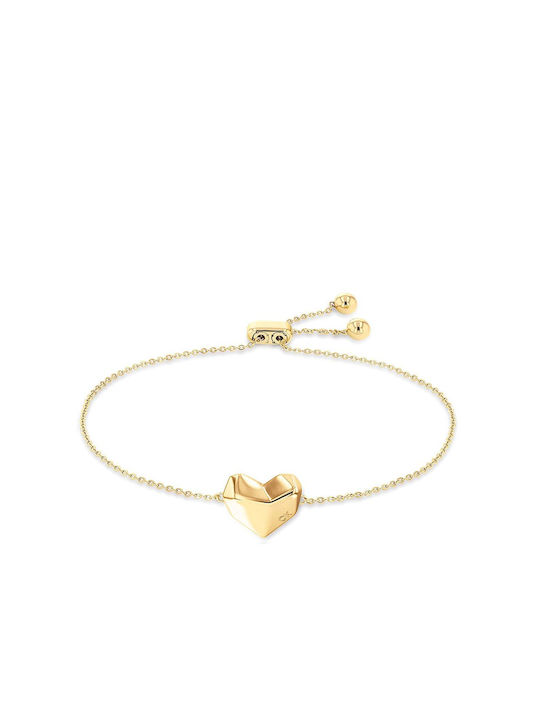 Calvin Klein Γυναικείο Βραχιόλι με σχέδιο Καρδιά από Χρυσό