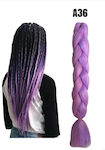 Hairpieces in Purple Color 125cm A36