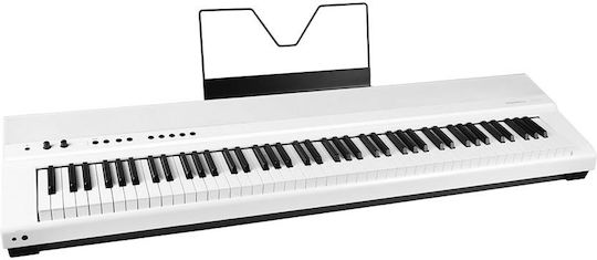 Medeli Electric Stage Piano SP201 with 88 Weighted Keys Built-in Speakers and Connection with Headphones and Computer White