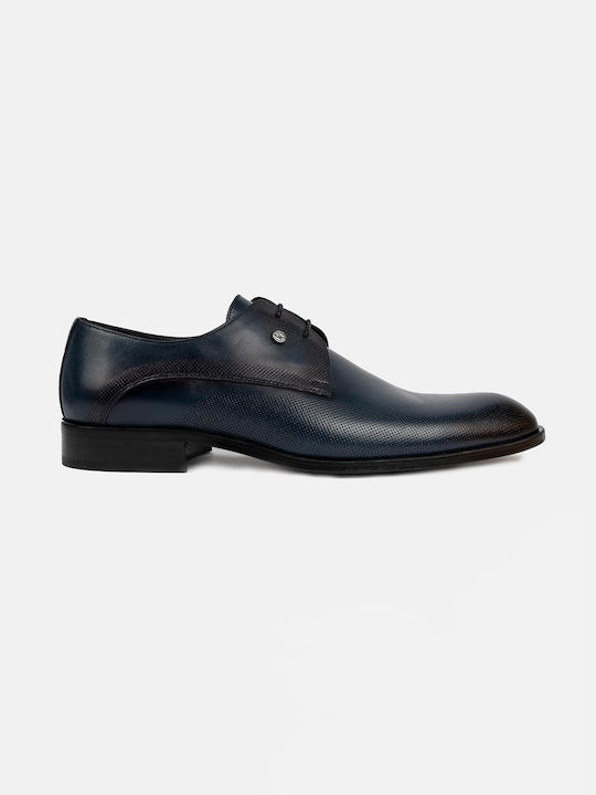 GK Uomo Δερμάτινα Παπούτσια της σειράς Sognes - GU15618 52 Blue