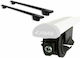 Farad Farad Metallic Roof Bars 120cm for Seat Ateca and Exeo 5D Set with Roof Rack Legs and Lock Black